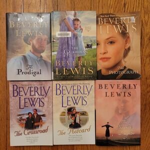 6 Beverly Lewis Amish Christian Fiction Book Lot Prodigal Guardian Photograph
